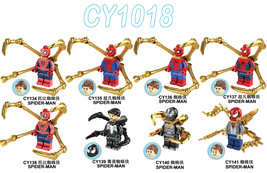 8 Pcs Super Heroes Spiderman Building Minifigure Toys - £20.20 GBP