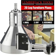 Lumberjack Tools 1-1/2" Industrial Beginner Kit ISBK1 Log Furniture Tenon Cutter - $239.99