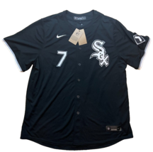 Nike Chicago White Sox #7 Tim Anderson MLB Baseball Black Jersey Size 2X... - £70.94 GBP