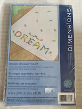 Dimensions Dream Dresser Scarf stamped embroidery kit - New - £9.92 GBP