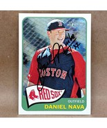 2014 Topps Heritage #52 Daniel Nava SIGNED Autograph Boston Red Sox Card - £4.68 GBP
