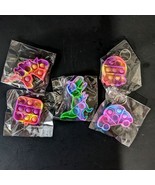 Bubble Fidget Toys Pop It Push Circles Small Keychain Stress Relief  (6) - $20.93 CAD