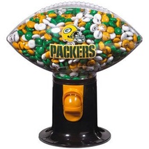 NFL Green Bay Packers Football Snack Dispenser - £19.65 GBP