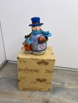 Jim Shore Heartland Creek Snowman Welcome Home For The Holidays Figurine... - $15.83