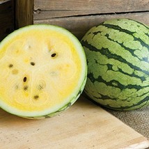 Yellow Petite Watermelon Seeds  5 Seeds  Non-GMO  FRESH - £8.46 GBP