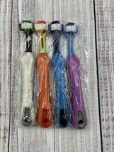 Orgrimmar 3-Sided Pet Toothbrush 4-Pack - Dog &amp; Cat Dental Care, Soft Br... - $10.49