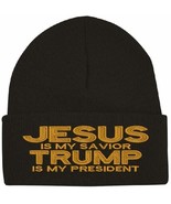 Trump 2025 Hat JESUS is my SAVIOR Trump is my President Winter Hat Trump... - $30.14 CAD