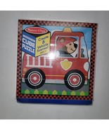 Melissa &amp; Doug Wooden Cube Puzzle 6 Different Vehicle Scenes New - €12,74 EUR