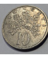 1986 Jamaica 10 Cents Copper-Nickel Standard Circulation Coin - $2.67 CAD