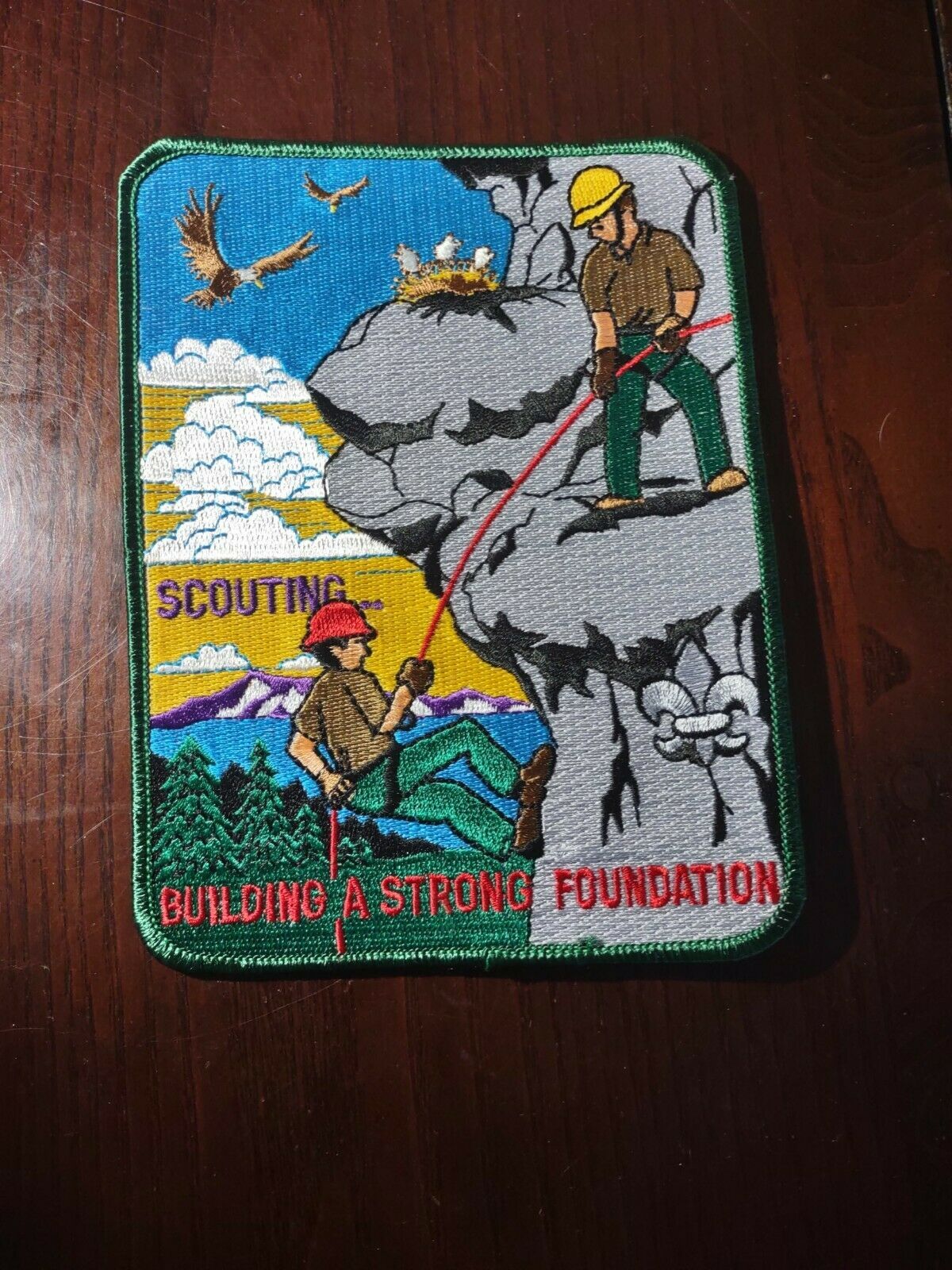 Primary image for Scouting Building A Strong Foundation Patch Boy Scouts