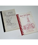 Lot of 2 VINTAGE COOKBOOKS ~ LONGMONT HOSPITAL COLORADO &amp; CHATHAM TOWNSH... - £10.07 GBP