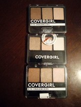 3 Covergirl Eye Shadow Trio #110 Shimmering Sands &amp; #105 Cafe Aulait (CO21/27) - £14.00 GBP