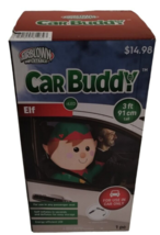 Gemmy - North Pole Elf Car Buddy Airblown 3 ft Inflatable (New) - £14.52 GBP