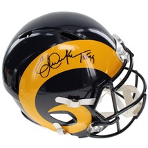 Eric Dickerson Autographed Los Angeles Rams Full Size Helmet BAS COA Signed - $599.95