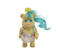 VINTAGE TYCO BITSY BEARS WIND UP YELLOW FLUTTERBYE BEAR WORKS ARM MOVES - $9.50