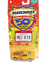 Matchbox Across America Chevrolet Corvette IN-019 Indiana 1997 Crossroad... - $18.97