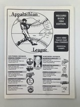 Record Book 1994 Edition Appalachian League Statistical Champs - $18.97