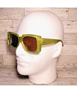 MAXSTUDIO Square Lime Green Sunglass Reader Sunglasses Bifocal 2.5 - $22.44