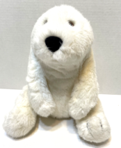 Vintage Dakin White Plush Sitting Arctic Polar Bear Stuffed Animal 11 inches - £18.77 GBP