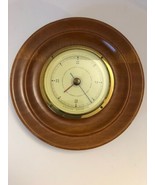 Vintage Round Wood Airguide Instrument Company Chicago Barometer Made In... - $643.15 MXN