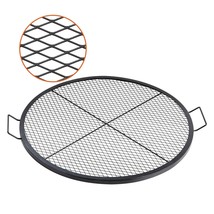 VEVOR X-Marks Fire Pit Grill Grate, Round Cooking Grate, Heavy Duty Steel Campfi - £77.89 GBP