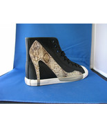 Women FAshion Design Sneaker Big City Black Canvas - Roccia by BE&amp;D Mais... - $49.99