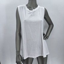 Beyond Yoga Women’s Signature Hem Tank White Size 1X - $34.64