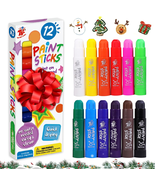Paint Sticks,12 Classic Colors, Washable, Non-Toxic, Tempera Paint Stick... - $14.94 CAD