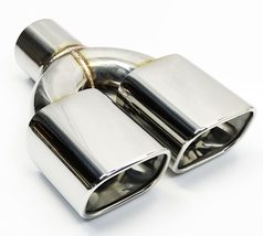 Exhaust Tip 2.25 Inlet 3.00 X 3.65 Outlet 10.25 long WDSRT3653010-225-SS Dual Ro - £63.94 GBP