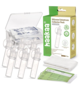 Haakaa Silicone Colostrum Collector Set with Clear PP Storage Case 4 ml,... - $15.35