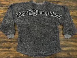 Walt Disney World Sweater Women XS Gray Sweatshirt Pullover Spirit Jerse... - $34.85 CAD