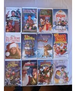 12 VHS Tape Lot - Richie Rich Francesco’s Christmas Carol Toys Saved Ann... - £7.41 GBP