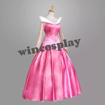 Sleeping Beauty Aurora Pink Princess Dress A-Line Dress Adult Cosplay Costume - £80.58 GBP