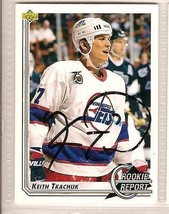 keith tkachuk Autographed Signed Hockey Card Winnipeg Jets - $9.65