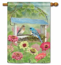 BreezeArt Studio M Feeder Friends Decorative Spring Summer Birds Standar... - $27.50