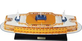 Model Ferry Watercraft Traditional Antique Staten Island Wood Highly-Detailed - £510.78 GBP