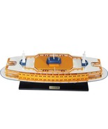 Model Ferry Watercraft Traditional Antique Staten Island Wood Highly-Det... - £502.48 GBP