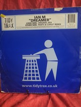 Tidy Trax Ian M Dreamer 1999 Vinyl Record 12&quot; Original and Remix TIDY127... - $24.79 CAD
