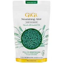 GiGi Nourishing Aloe Hard Wax Beads for Hair Removal, 14 oz bag - £27.10 GBP