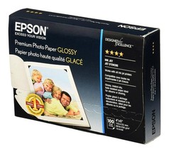 Epson S041727 Premium Photo Paper, 68 lbs., High-Gloss, 4 x 6 (Pack of 100 Sheet - £20.07 GBP