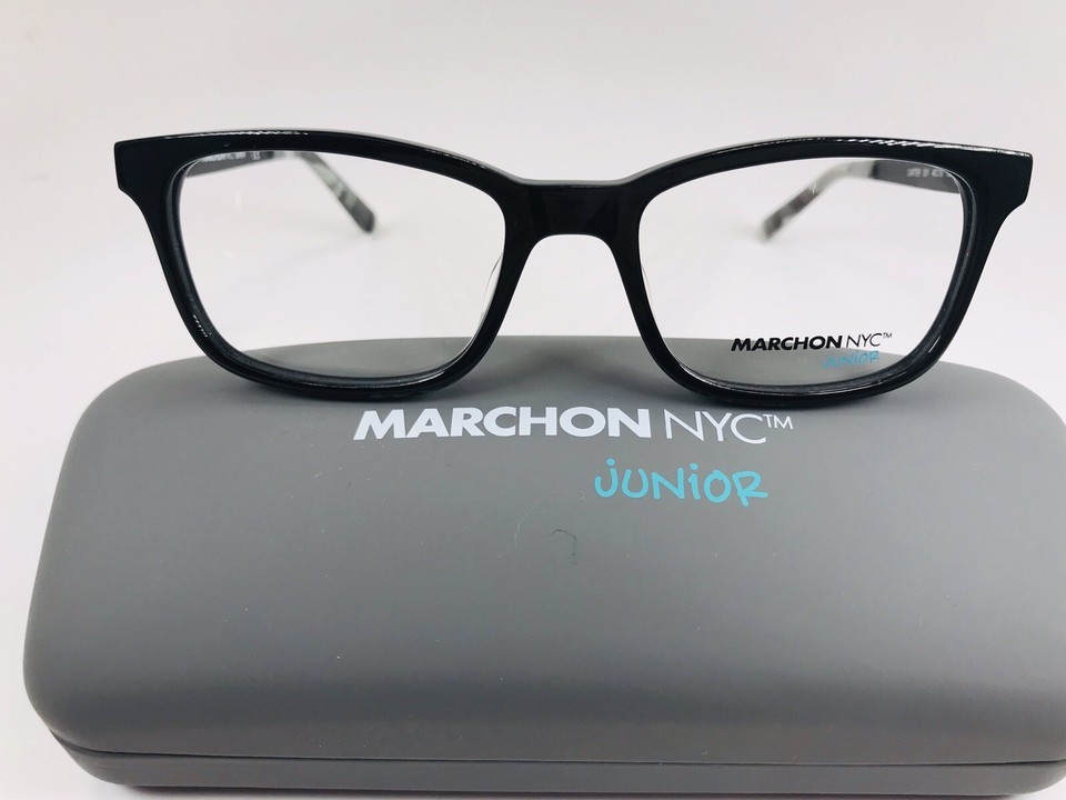 New KIDS MARCHON NYC JR CARTER 001 Black Eyeglasses 48mm with Case Item image 2