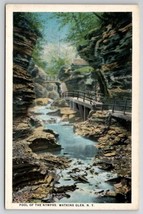 Watkins Glen NY Pool Of The Nymphs Postcard M30 - £3.96 GBP