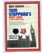 Tom Stoppards&#39; Dirty Linen &amp; New Found Land Program Arts Theatre London ... - £19.58 GBP
