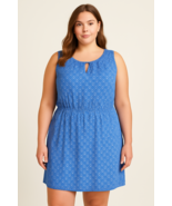Lauren Ralph Lauren Plus Size Blue Swim Cover-Up Dress 22W Sleeveless Ge... - €30,90 EUR