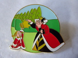 Disney Trading Pins Alice in Wonderland The King and Queen of Hearts Circle Fram - £8.83 GBP