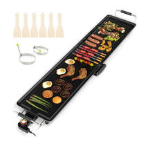 Costway 39.5 Inch Extra Large Electric Griddle with 2 Cooking Surface an... - $183.51