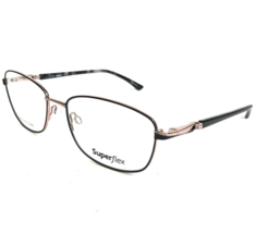Superflex Eyeglasses Frames SF-558 M200 Black Pink Rose Gold Crystals 56-17-140 - £32.94 GBP