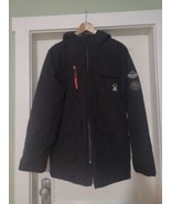 Men&#39;s Spyder Expedition Mountain Range Explore Summit Jacket Parka M Bla... - $73.13