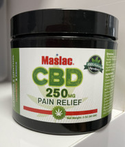 MASLAC 250mg Pain Relieving Ointment Muscle Pain BALM 3oz Jar Camphor Me... - $29.99