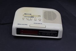 Vintage Sony ICF-C25 Off White Dream Machine Alarm Clock AM/FM Radio  Wo... - £7.79 GBP